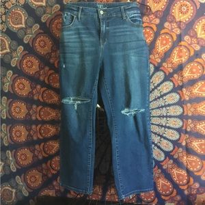 TIME AND TRU - 18 Straight leg, Distressed,